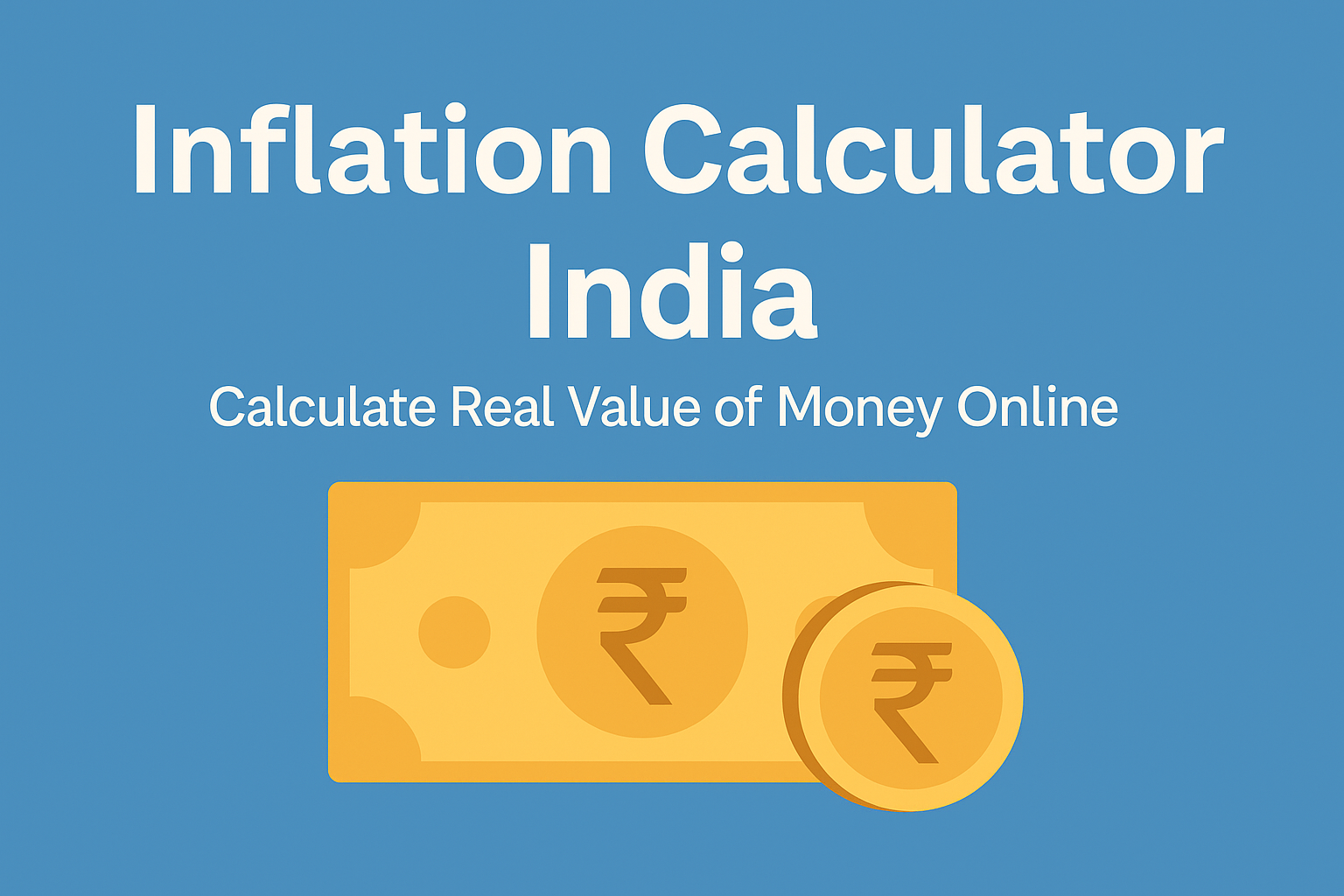 Inflation Calculator India – Calculate Real Value of Money Online