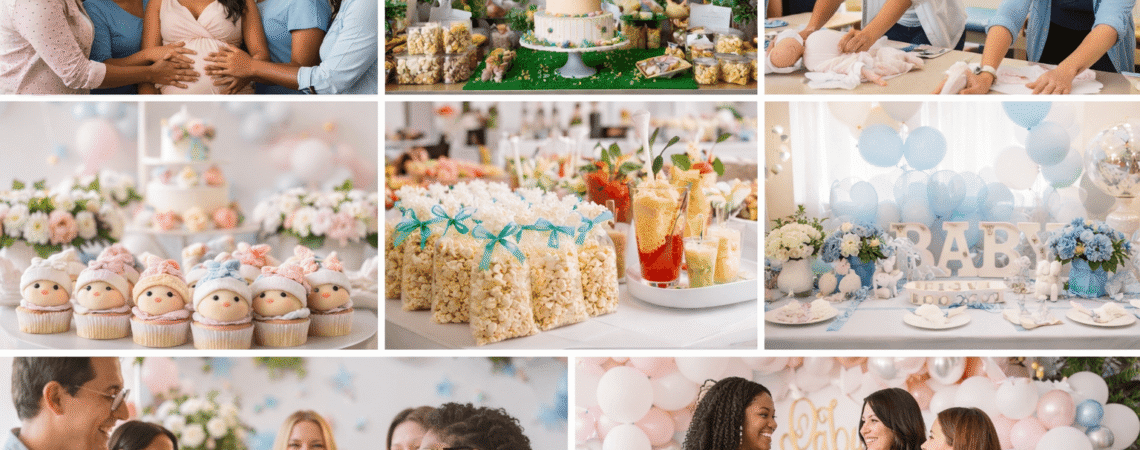baby shower ideas celebration with friends and family