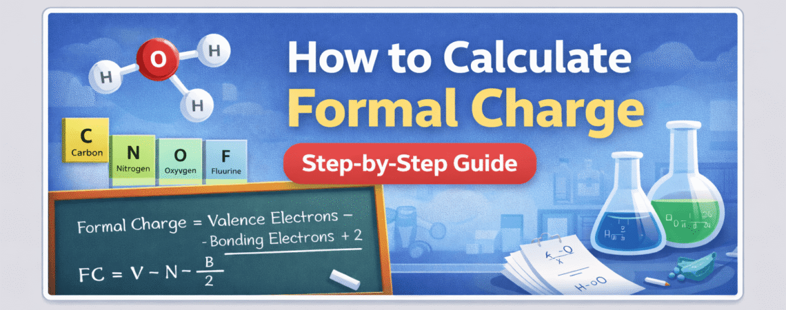 how to calculate formal charge using the correct formula