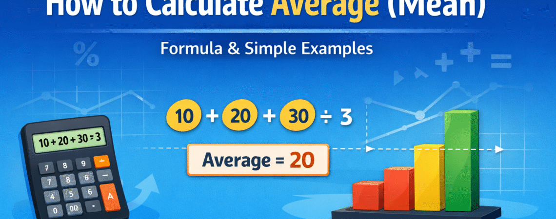 How to Calculate Average Formula Example