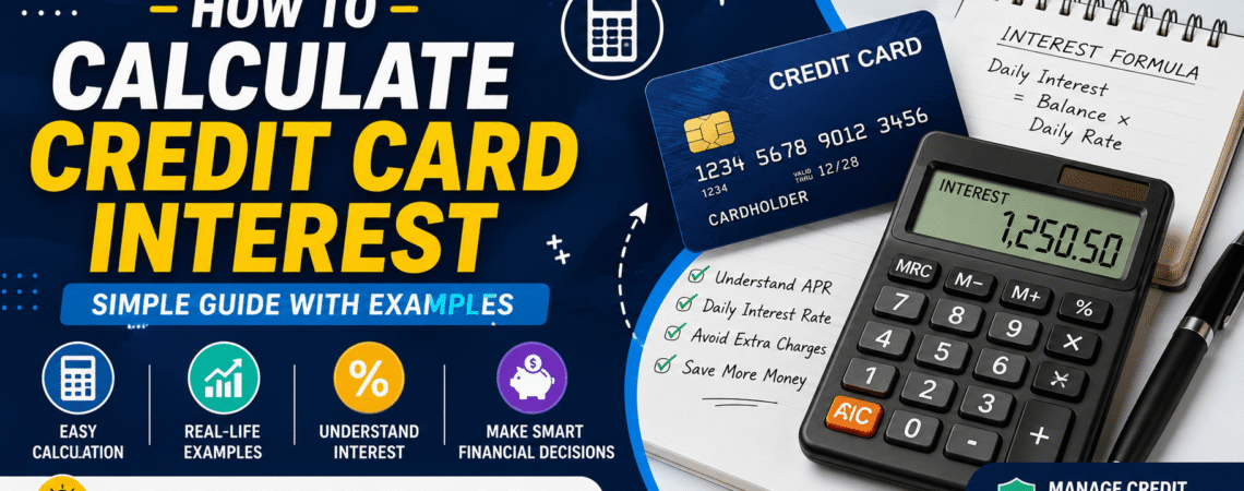 how to calculate credit card interest with formula and examples