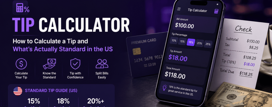 How to Calculate a Tip and What's Actually Standard in the US